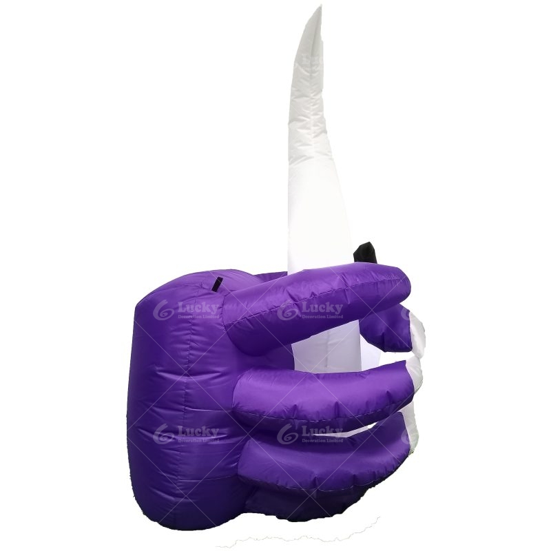 Inflatable Eh Finger HALLOWEEN INFLATABLE THE EVIL PURPLE FINGERS CLUNG TO THE GHOST WITH ...