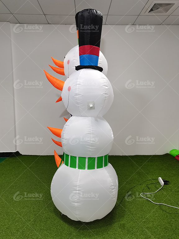 9FT SNOWMAN ARCHWAY CHRISTMAS ARCH INFLATABLE DECORATIONS LARGE OUTDOOR ...