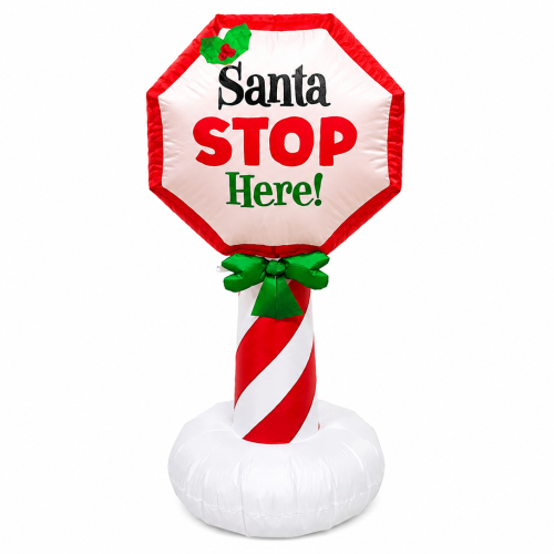 Christmas inflatable decorations;4FT Candy Sign;indoor/outdoor yard decorations;for Christmas party
