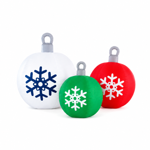 Christmas inflatable decorations;5FT Christmas Snow Globe Set;indoor/outdoor yard decorations;for Christmas party