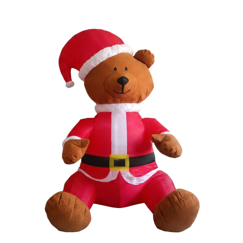 Christmas inflatable decorations;8FT Teddy Bear;indoor/outdoor yard decorations;for Christmas party