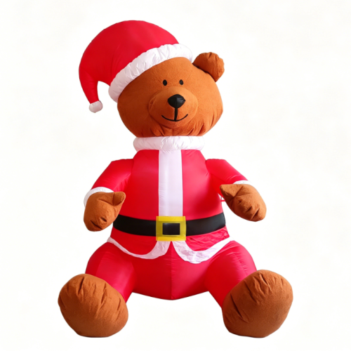 Christmas inflatable decorations;8FT Teddy Bear;indoor/outdoor yard decorations;for Christmas party