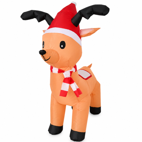 Christmas inflatable decorations;4FT Christmas reindeer;indoor/outdoor yard decorations;for Christmas party